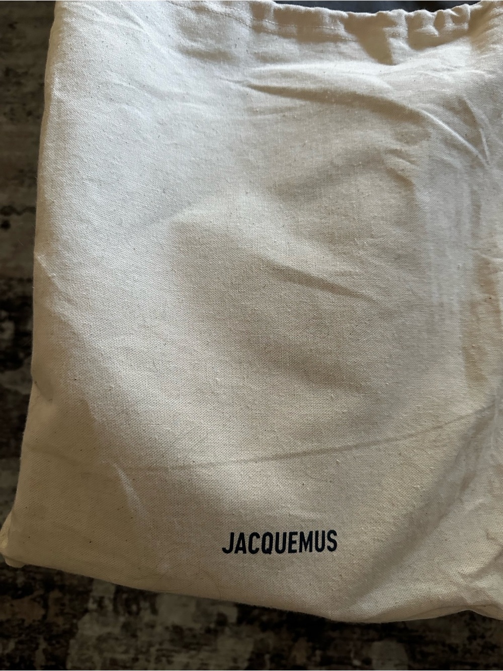 Jacquemus Beige Canvas Crossbody Bag with Gold Hardware - Picture 2 of 7